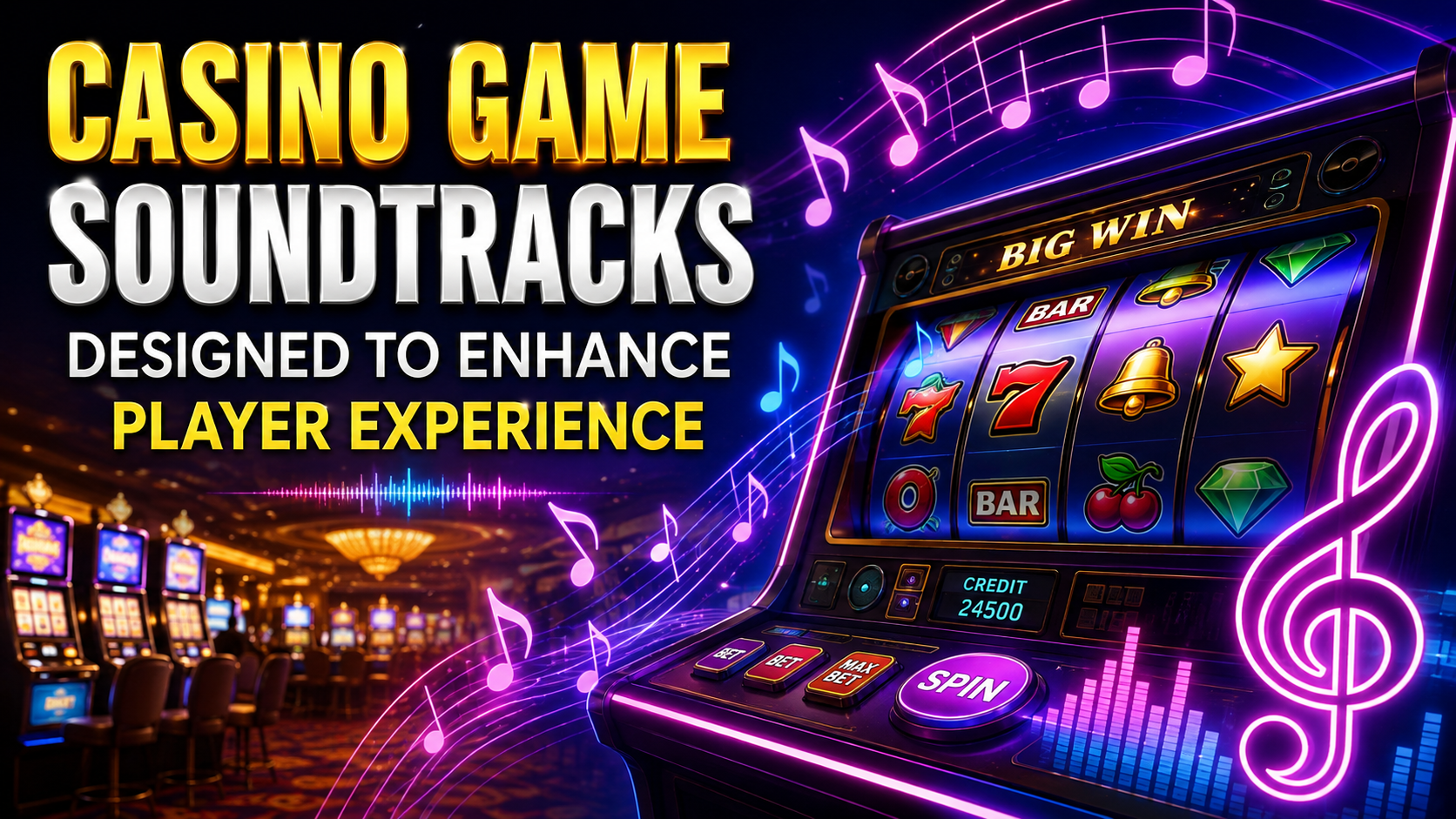 Casino game soundtracks enhancing player experience in online casino games